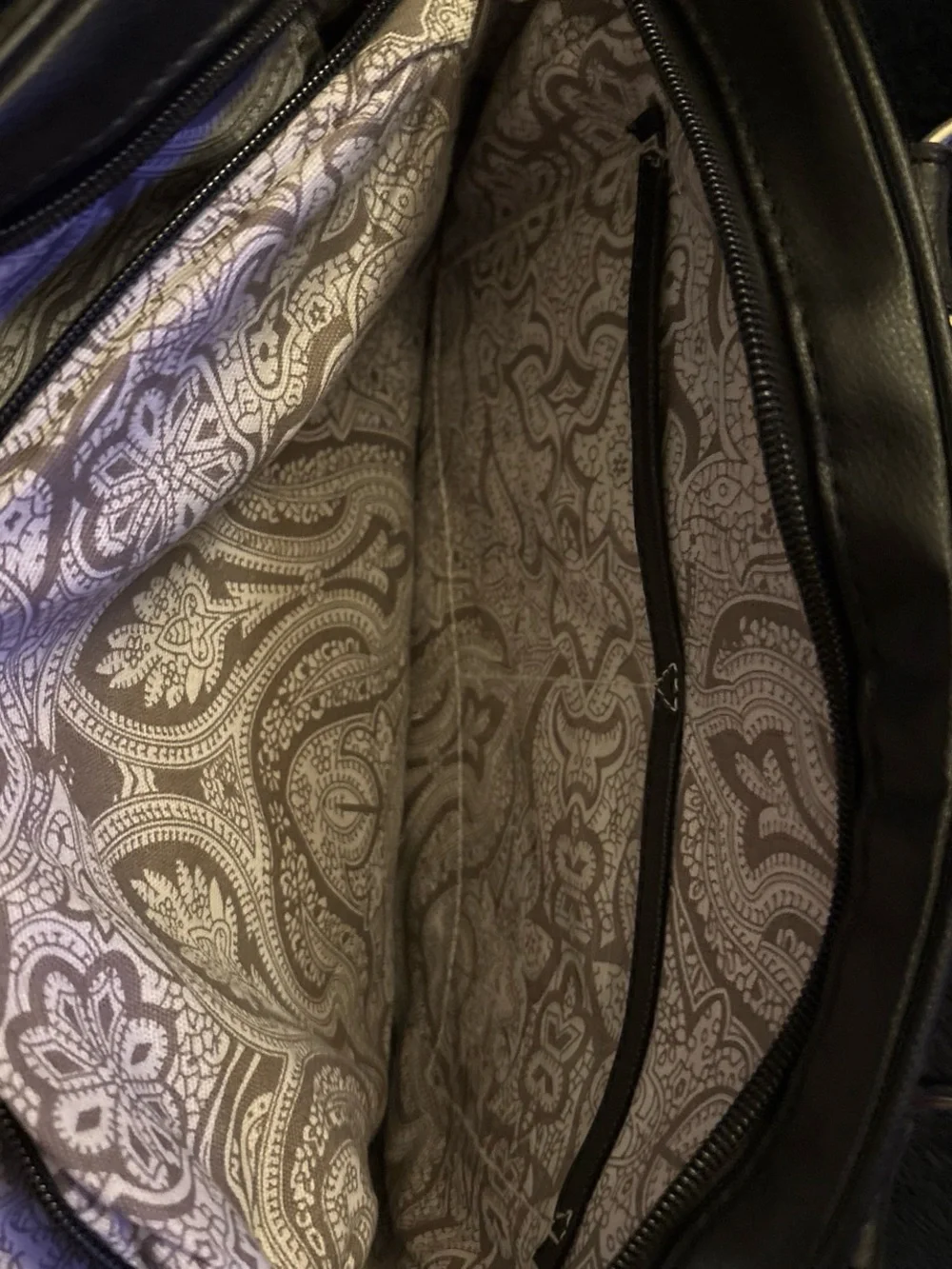 Black Quilted Shoulder Bag with Heart Charm by B. Makowsky